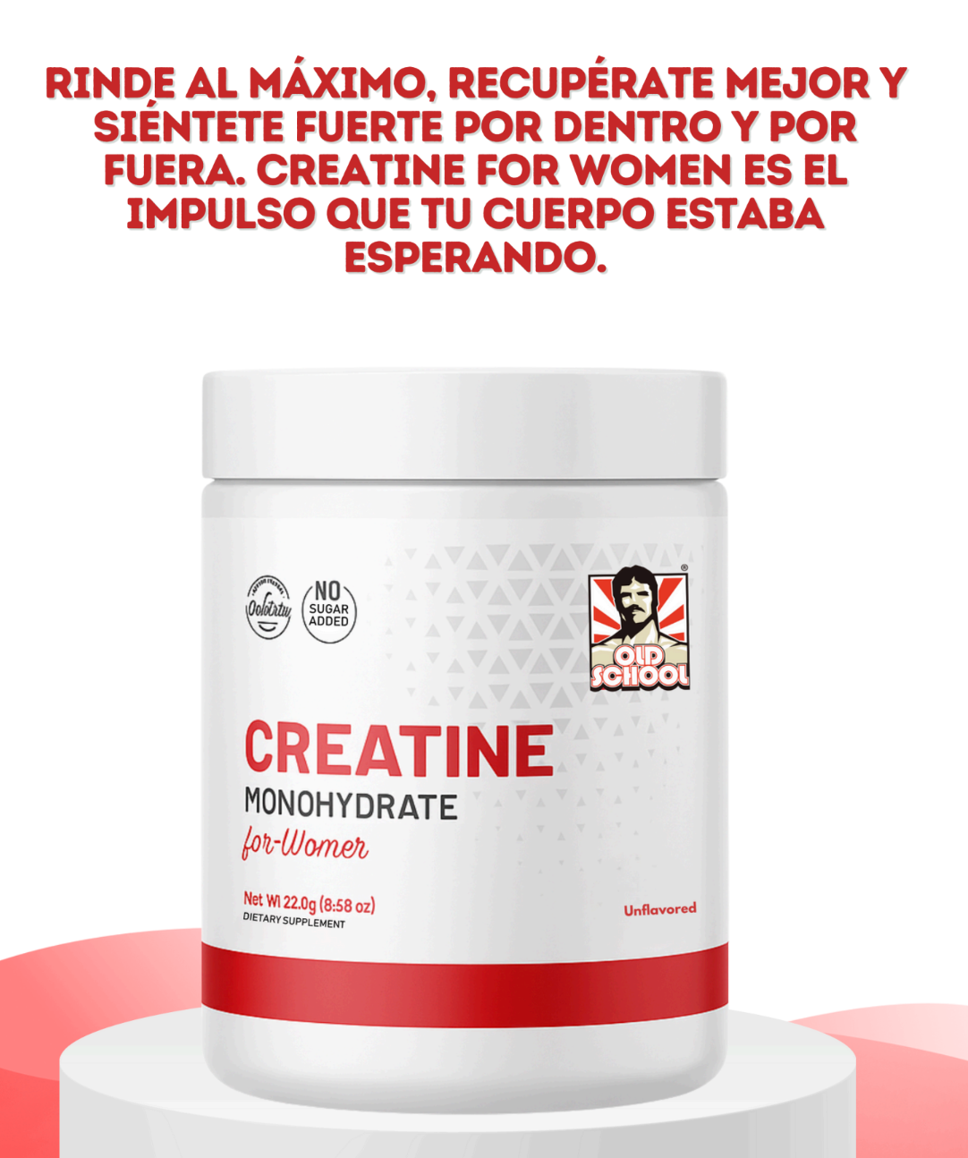 Creatina Monohidratada para Mujeres