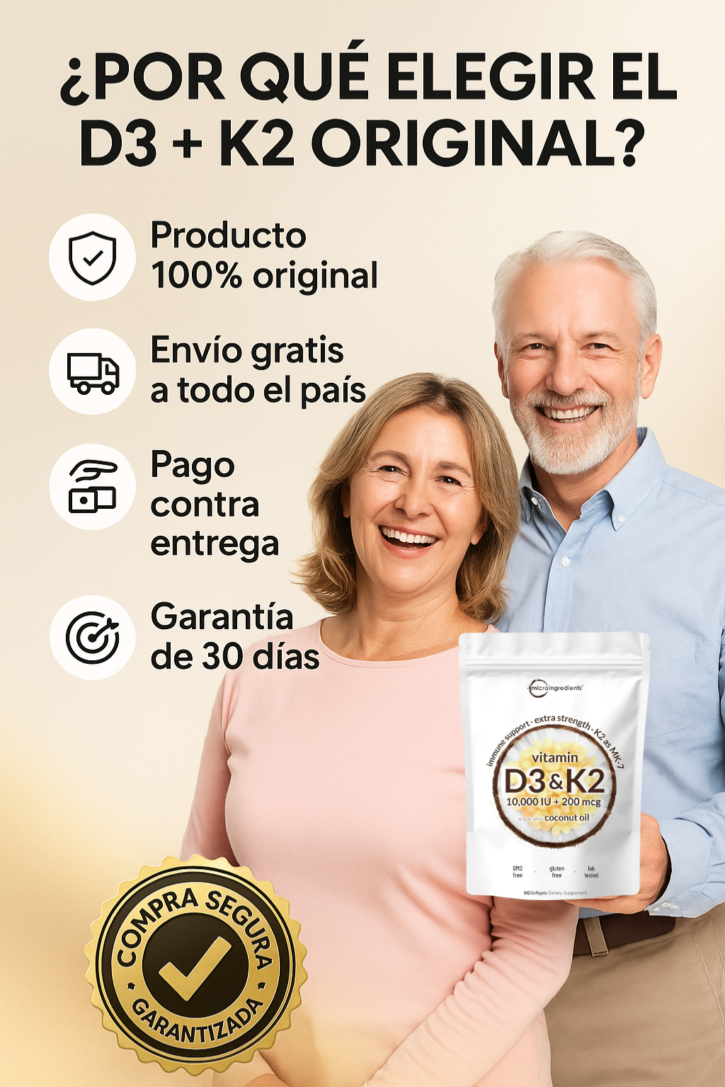 Vitamina D3 y K2