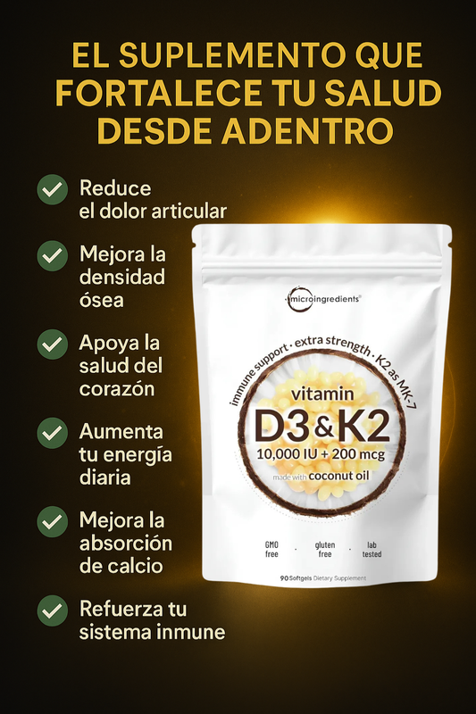 Vitamina D3 y K2